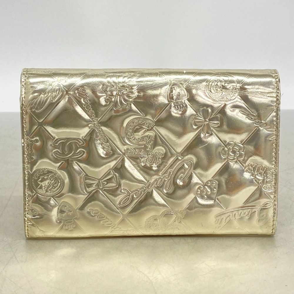 CHANEL Authentic Gold Leather Wallet - Picture 9 of 9
